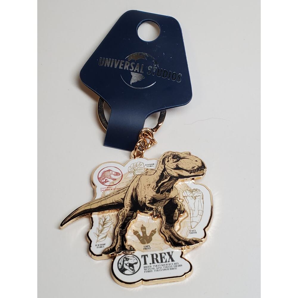 Universal Studios Jurassic World T Rex Keychain